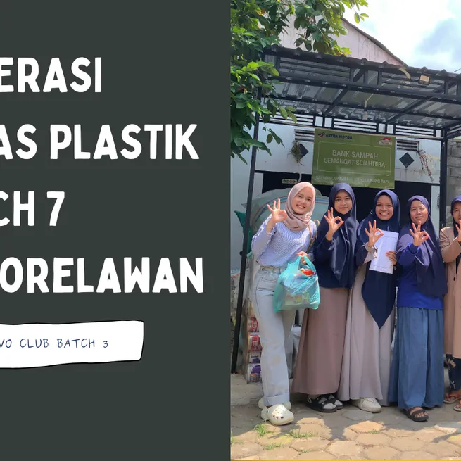 Completion of Generasi Bebas Plastik: A Collaborative Effort Towards Reducing Plastic Waste